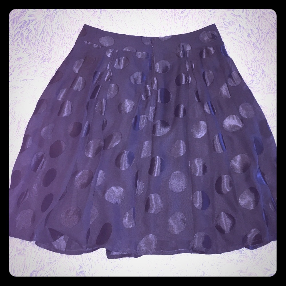DKNY Adorable Black Dot Skirt